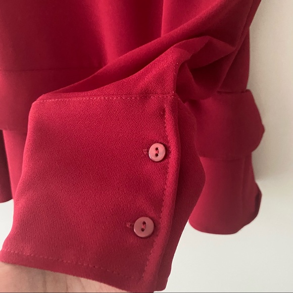 Red Zara blouse - Picture 3 of 5